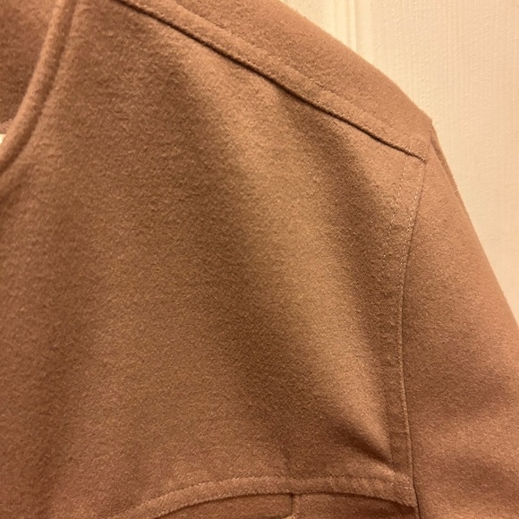 Shades of Grey by Micah Cohen Woman’s Sz M Tan Wool Blend Jacket Blazer - Picture 8 of 12